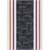 Kitchen Towel Set Half Linen Jacquard Towel (3 Pieces) "Cats"