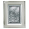 Lawrence Frames Metal Picture Frame Silver-Plated Step, 4 by 6-Inch