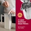 MuellerLiving French Press Coffee Maker 34oz, Stainless Steel French Press