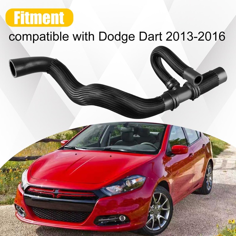Upper Radiator Inlet Hose Compatible with Dodge Dart 2013-2016 2.0L