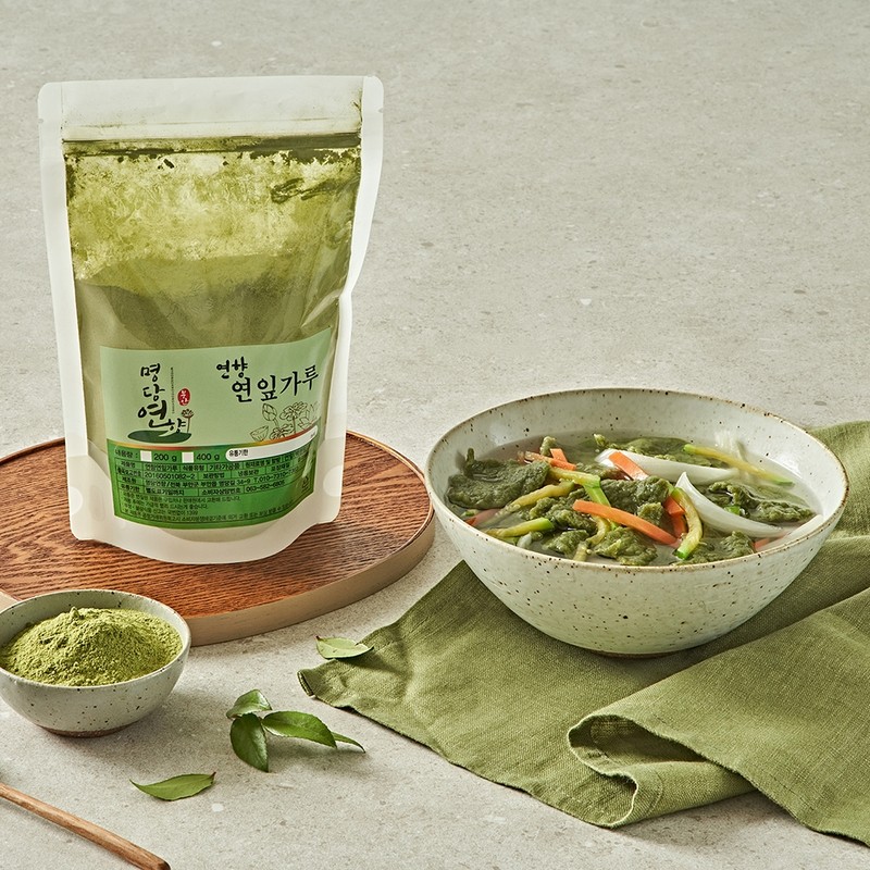 Myeongdang Yeonhyang Lotus Leaf Powder 200, good for pancakes, kalguksu,