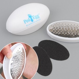 Scrub Egg Exfoliator Heel Foot Care Smooth Foot Care Pedicure sandpaper 3ea