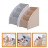 Operitacx 2Pcs plastic organizers white kitchen table desktop makeup organizer