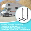 RV Bumper Rack,Bumper Mount Tote Tank Holder,RV Bumper Support Bracket