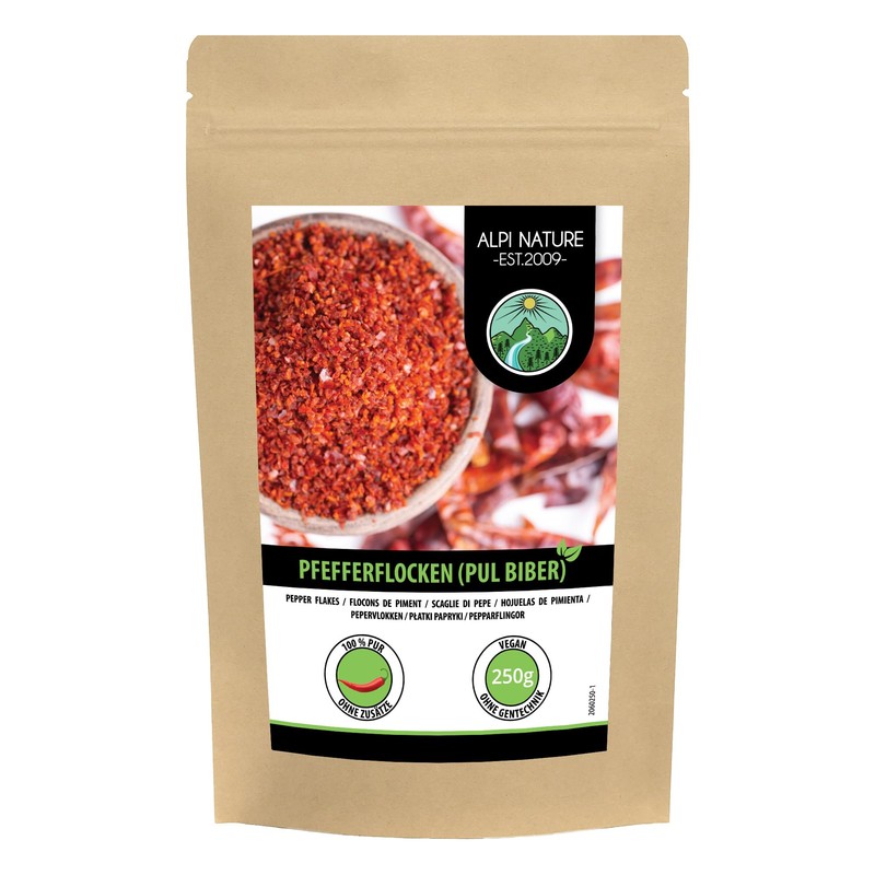 Pul Biber (250g, 8.8oz), chilli flakes100% natural and without additives,