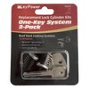 KeyPower 2 Pack Lock Cores for Yakima Car Rack System