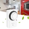 Mechanical Timer Socket 24‑Hour Cycle Timing Controller Socket Home Supplies
