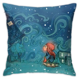 Kieffer Shop Dr Who The Girl Who Waited Pillow Cover Home Throw Pillow Cushion Cover For Home Couch Bed Car 45.7x 45.7cm