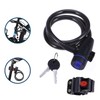 Candado de Cable Antirrobo para Bicicleta Motocicleta con Soporte de