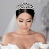 Kilshye - Tiaras y coronas de vidrio para boda, con