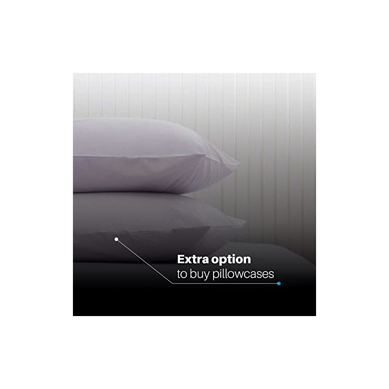 DTEX HOMES 400 Thread Count 100% Egyptian Cotton Sateen (Oxford
