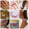 TOAOB 1400pcs Pearl Beads Red Round Loose Imitation Pearls Acrylic