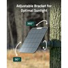 CAMOVUE Solar Panel SP-10 for Wildlife Trail Camera, 6W Fast