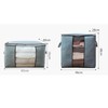4Pcs Gray Quilt Storage Bag Organizer Large Capacity Breathable House