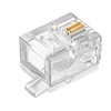 TECHZOCO RJ11 Plug, Modular Telephone Connector, 6P4C Connector, Telephone Adapter,