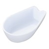 ENTEC C-82 Melamine Lenge Saucer (Large), White