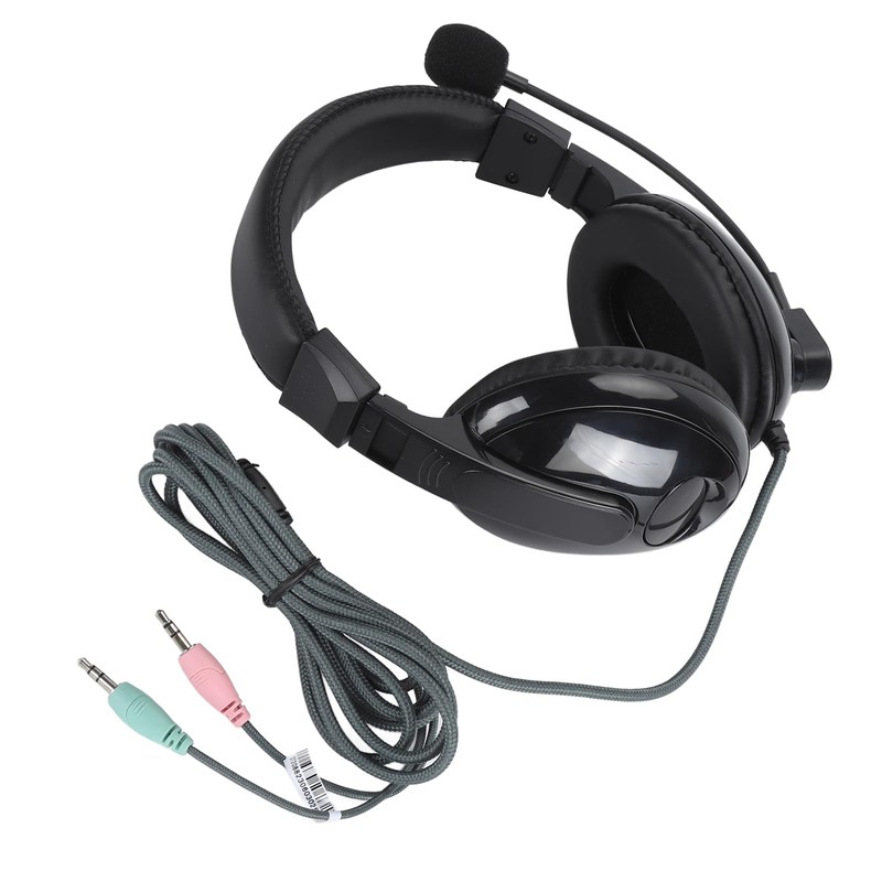 Wired Gaming Headset, 3.5mm Audio Jack Over Ear Headphones, Noise