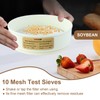 10 Mesh(2mm) PVC Nylon Lab Sieve, LVDALAB 7.9Inch(20cm) Diameter Sample