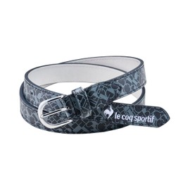 Cox Sportif LG5SBL02L Women's Belt, Reversible Mondrian Pattern, Synthetic Leather, Fashionable, Golf, BKGY (White x Gray)