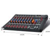 ABS Professional Mixing Console Powered Mixer Live Studio Audio mixing