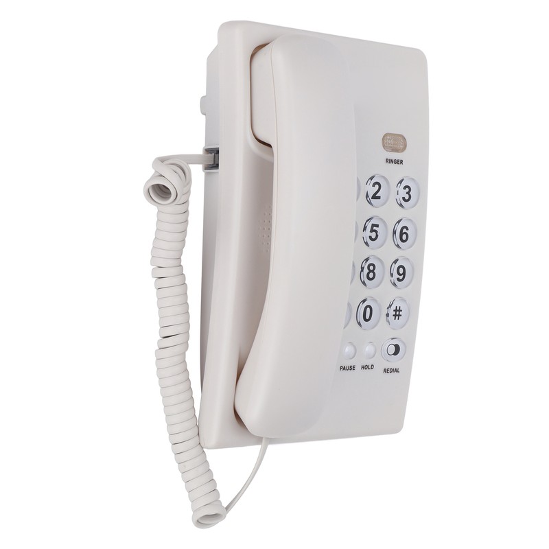 KXT504 Desktop Corded Telephone Multifunctional Large Button Landline Phone for