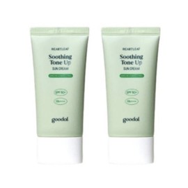 ​Goodal Houttuynia cordata soothing tone-up sun cream SPF50+ 50ml x 2​|Goodal / ​구달 어성초 진정 톤업 선크림 SPF50+ 50ml x 2​개