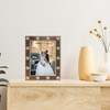 Lawrence Frames Metal Frame, Clover Crystal, Gold, 5x7