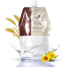 Karseell Collagen Hair Treatment 16.9 Oz 500ml Deep Repairs Conditioner Argan Oil Keratin Hair Treatment for Dry Damaged Curly Bleached & All Hair Types