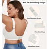 ULTREAGLE Wireless Bras for Women Full-Coverage Jacquard Pattern Supportive Everyday