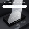 5 Port 2.5g Ethernet Switch, Unmanaged Multi-Gigabit Network Switch, 2.5Gb