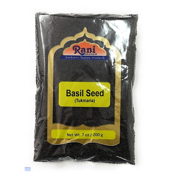 Rani Tukmaria (Natural Holy Basil Seeds) 7oz (200g) Used for