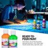 Neon Fluorescent Washable Tempera Paint – UV-Reactive Under Blacklight, 6