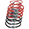 Finrezio 6 Stück Nazar Boncuk Armband Hamsa Geflochtene Armbänder Kabbalah