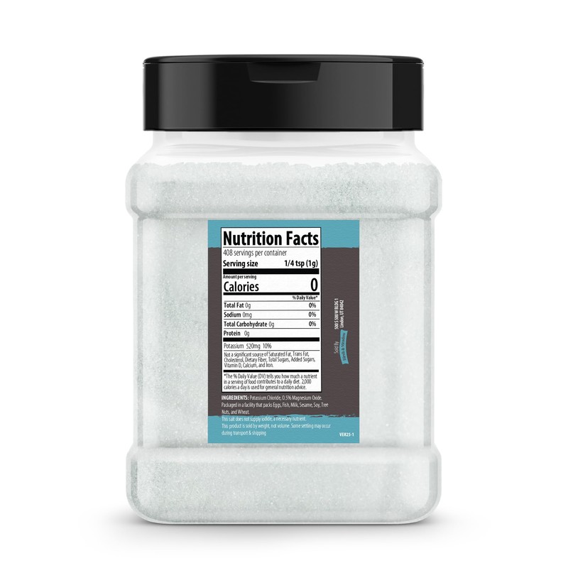 Birch & Meadow Sodium-Free Salt Substitute, 14.4 oz, Potassium Chloride,