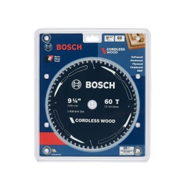Bosch 1x Cordless Wood Circular Saw Blade (for Softwood, Hardwood, Timber, Ø 235 mm - 9 1/4 inch, 60 Teeth, +3X Reduction Rings, Professional Accessories for Circular Saws from Most Brands)