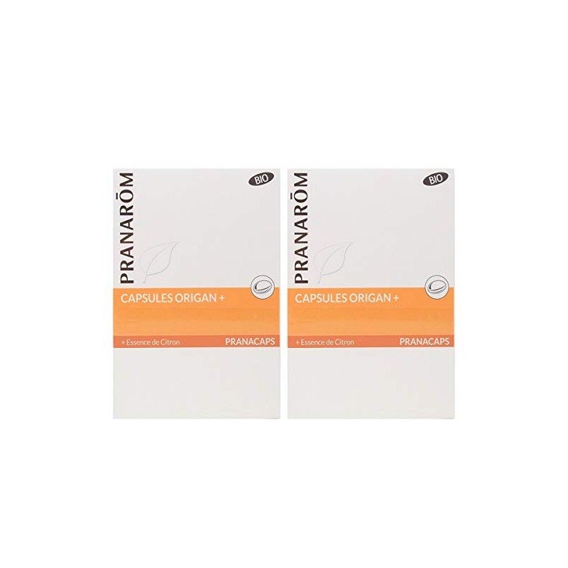 Pranarom Oregano Plus Capsules, 30 Capsules, Set of 2 (PRANAROM