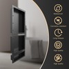 XZETORA Shower Niche SMC Material 40(20+14+6) X16in Niche for Shower