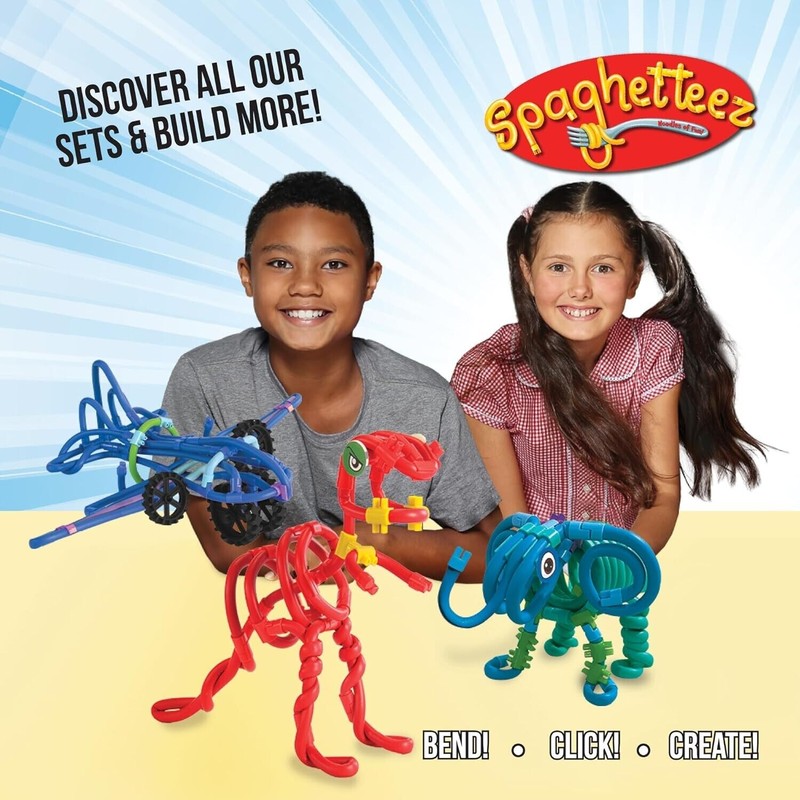 Mukikim Spaghetteez Ele-Flex – Creative and Connectable Elephant Toy for