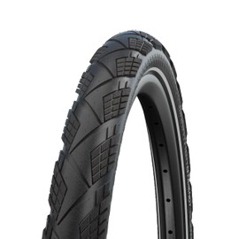 Schwalbe Marathon Efficiency Bicycle Tyres - Schwalbe's Fastest Touring Tyre with ADDIX Race Compound - Super Race Carcass & V-Guard - Tyres for E-Bike, Touring Bike & City Bike - 27.5 & 28 Inch