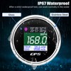 ARTILAURA GPS Speedometer 2-1/16" 52mm Digital Boat GPS Speedometer Gauge