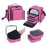 UOZL Nail Polish Organizer Case Holds 60 Bottles Portable Travel