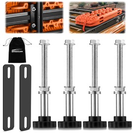 BRIGECAN TRACTION BOARD MOUNTING KIT, Easy-to-Install Recovery Board Mount, Safety Traction Board Mount, Universal Recovery Board Mounting Kit with 4.72"~6.69" Hole Spacing, 1 Year Warranty