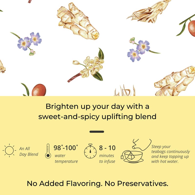 Tily Tea Morning Shine Breakfast Tea - Natural Herbal Tea