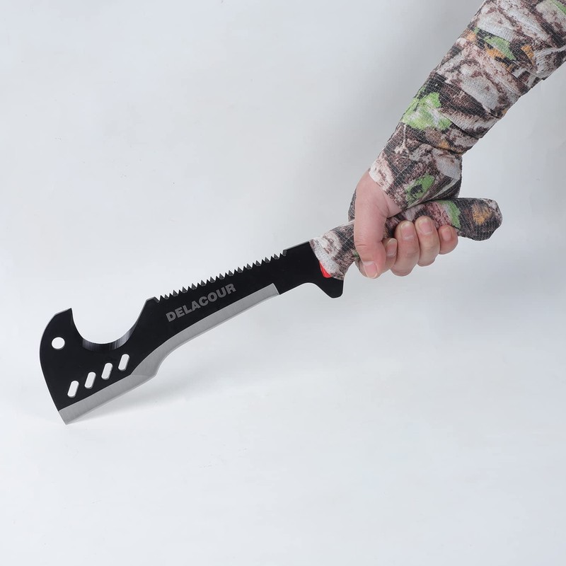 Delacour- Multi-Use Axe MacheteMachete with Nylon Sheath - Survival Machete