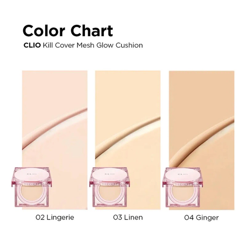 Clio Kill Cover Mesh Glow Cushion Spf50 Incluye Repuesto