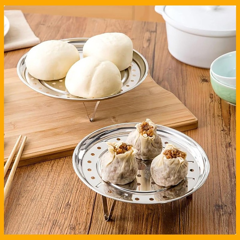 Steaming Rack Household Stainless Steel Cooking Ware Thickened Steaming Rack