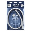 Grohe 28143000 Relexa Longlife Metallic Hose, Starlight Chrome