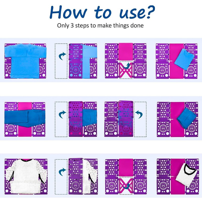 BoxLegend Version 3 Shirt Folding Board t Shirts Clothes Folder