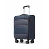 Kono Small Carry On 22x14x9 Softside Airline Approved Luggage with