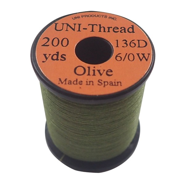 Uni-Thread 6/0 Size: 6/0; Color: Olive (030)